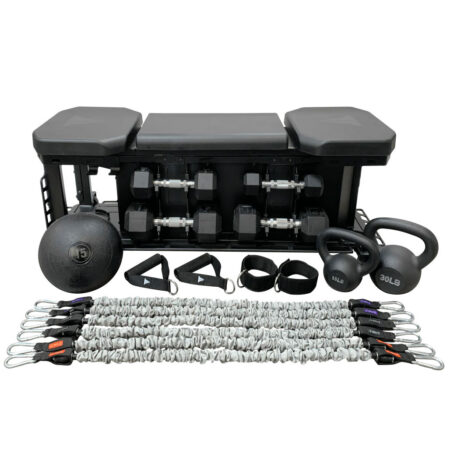 FitnMeet Throwdown FXD Bench with Accessories – Adjustable Flat & Incline Weight Bench for Home & Commercial Gym Workouts