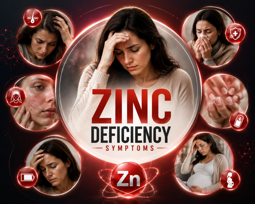 Zinc Deficiency Symptoms