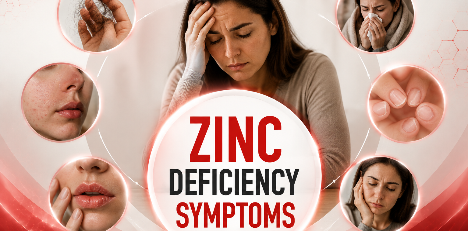 Zinc Deficiency Symptoms