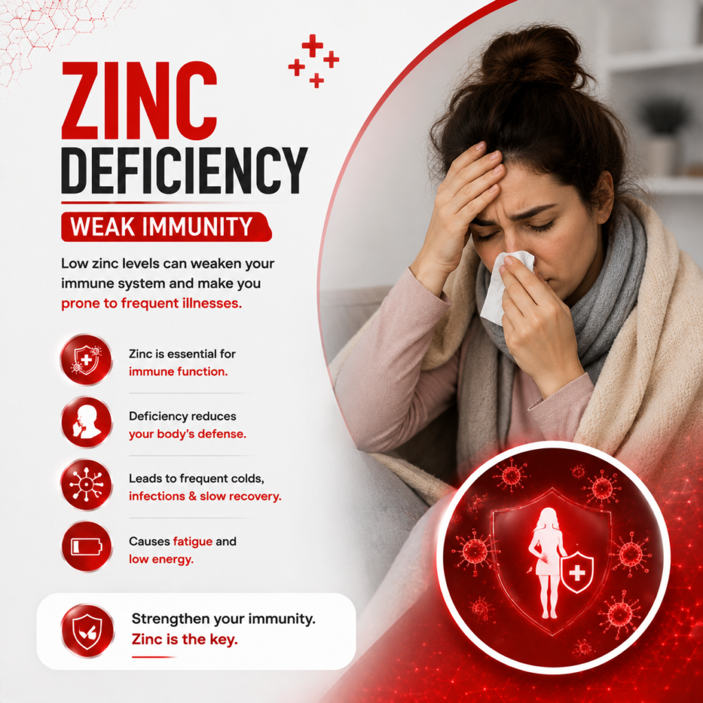 Zinc Deficiency Symptoms