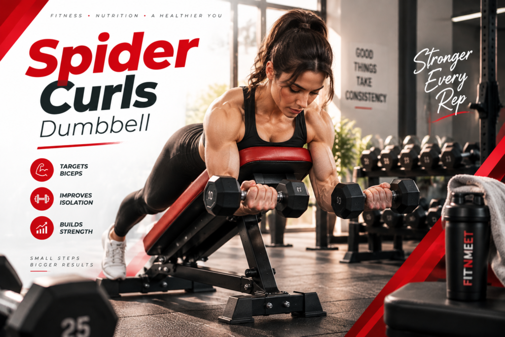 Spider Curls Dumbbell