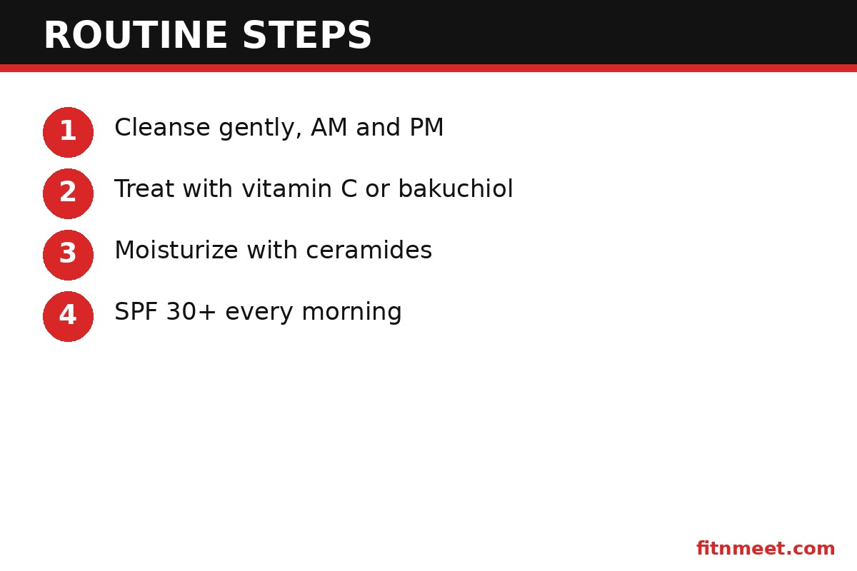 Vegan skincare products routine checklist: morning and evening steps for a vegan skincare routine