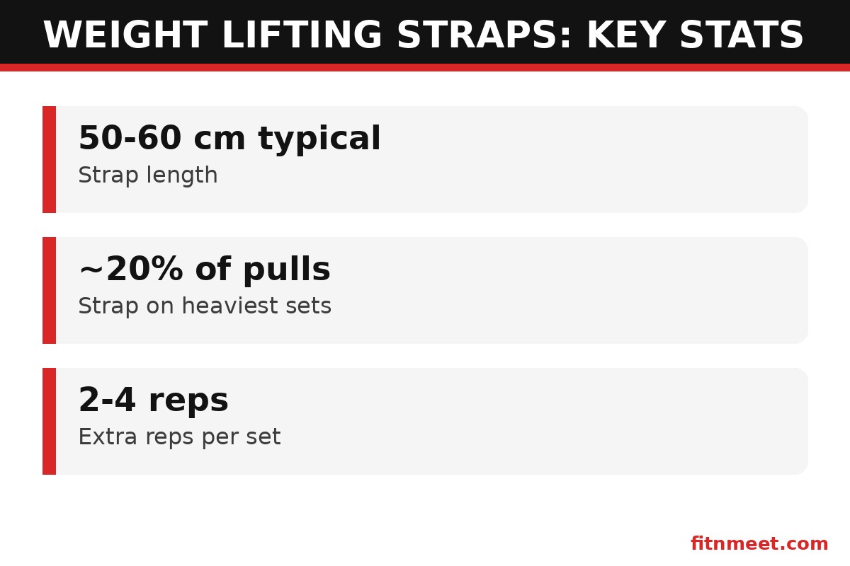 Weight lifting straps key stats: strap types, when to use them and grip training balance