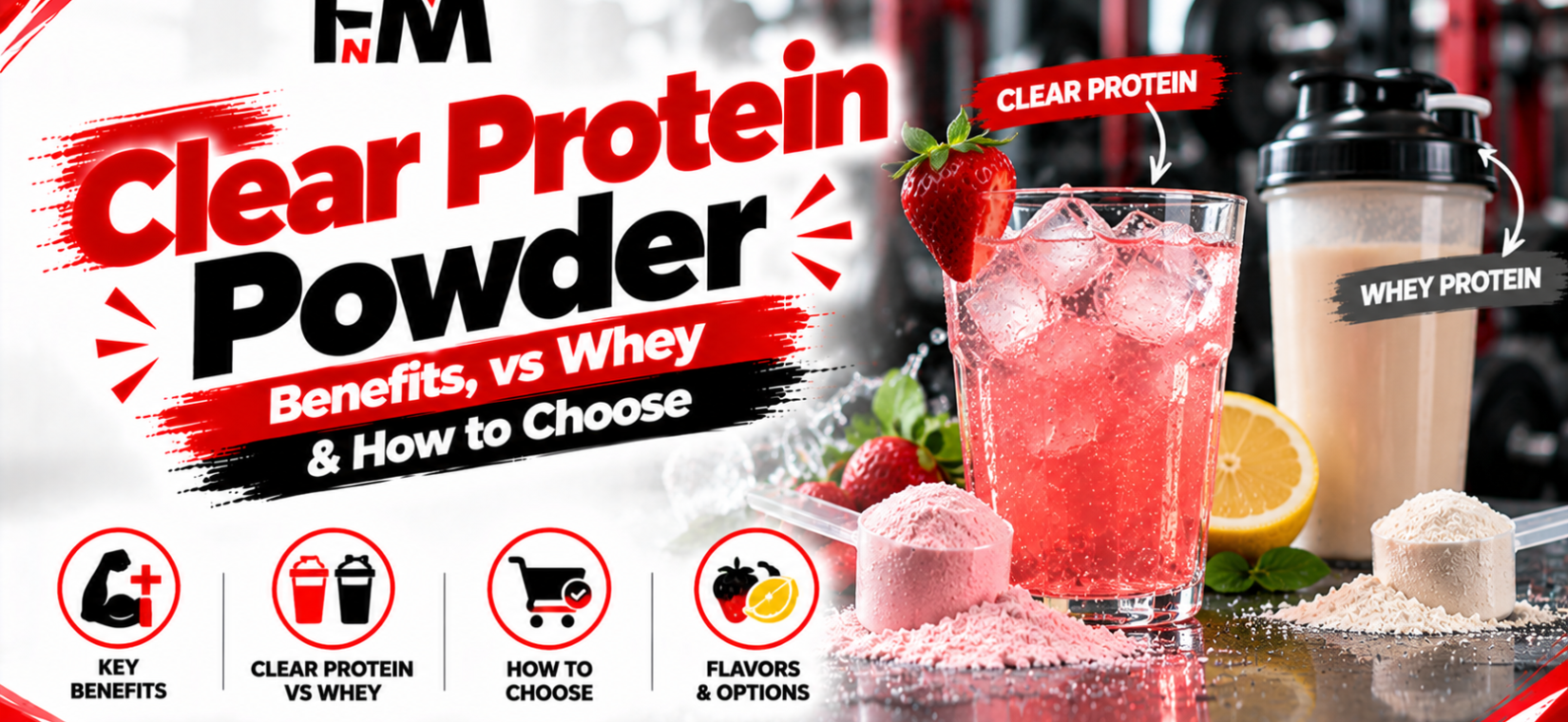 clear protein powder