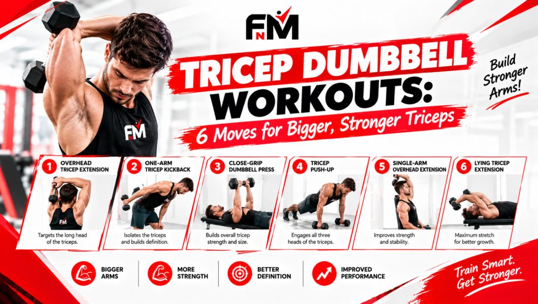tricep dumbbell workouts