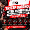 tricep workout with dumbbells