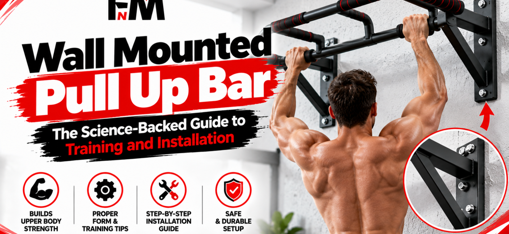 wall mounted pull up bar