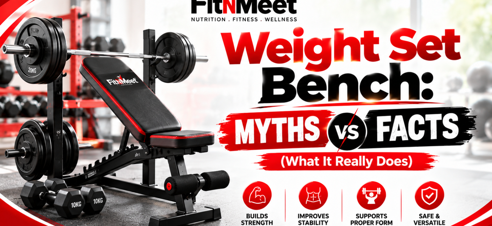 weight set bench