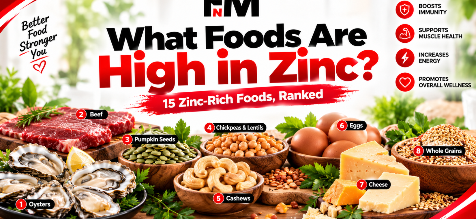 what foods are high in zinc